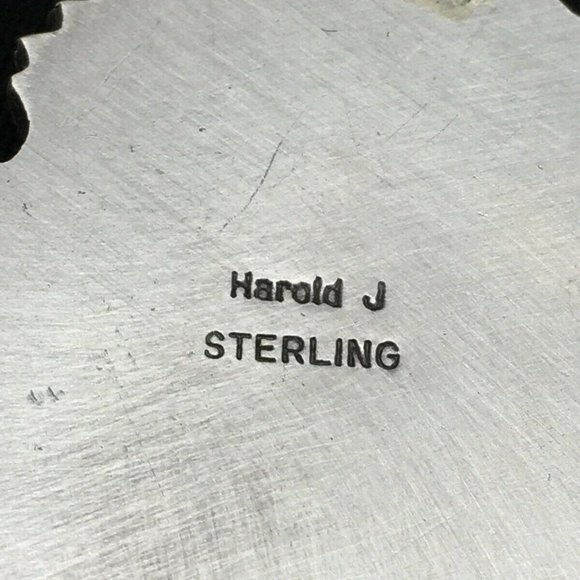 Navajo Sterling Silver Blue Necklace Pendant Ln 20 - Picture 12 of 12